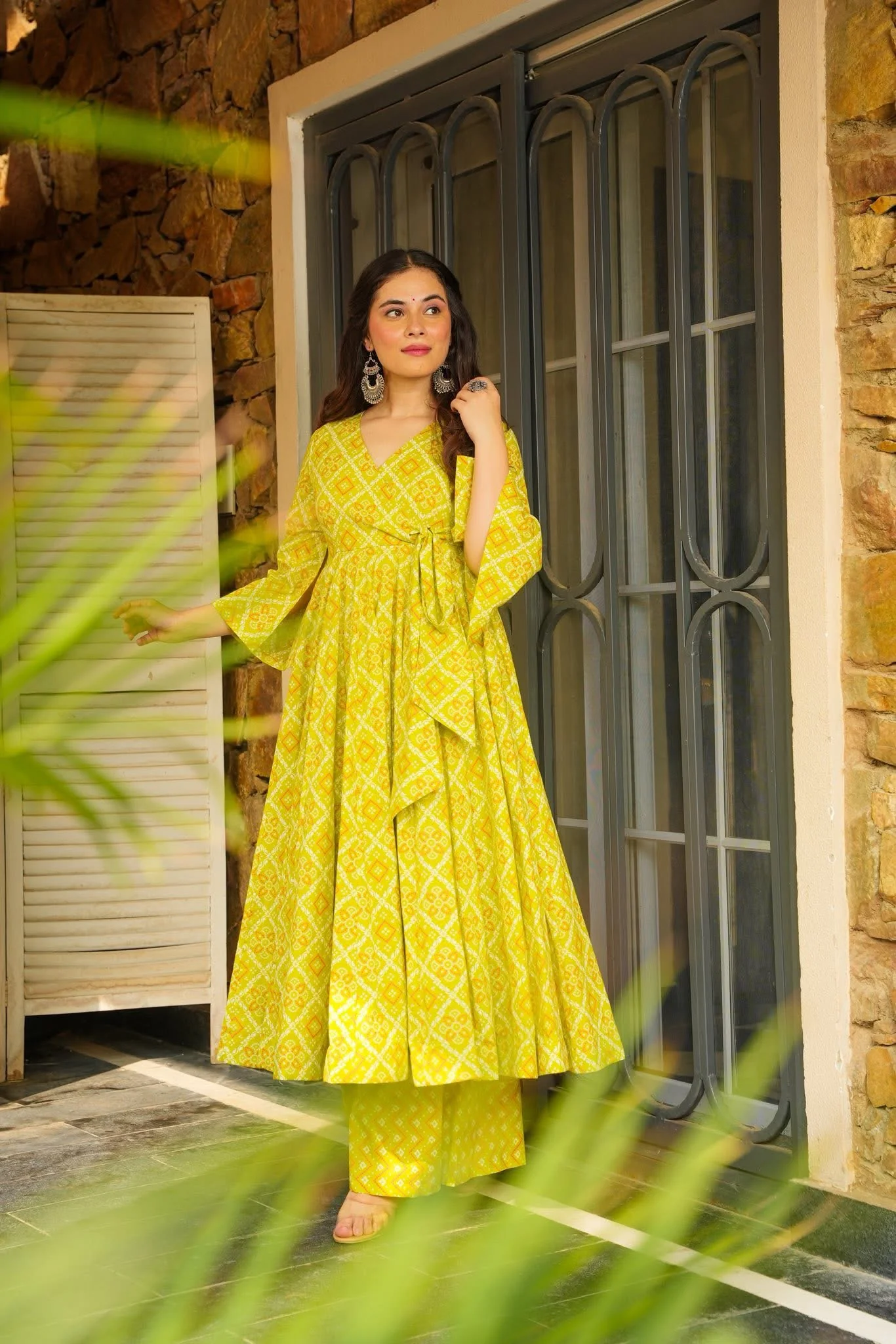 Aangan Prsim Kurta Palazzo Set - Image 4