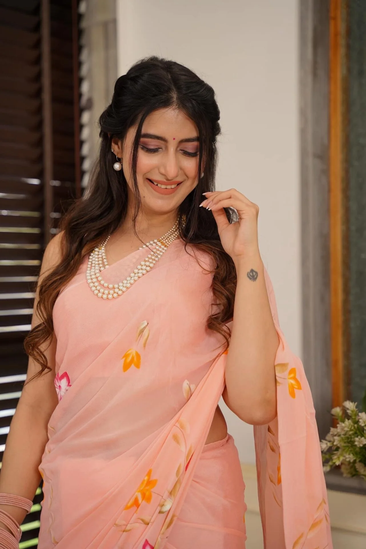 Aaradhana pearl saree - Image 5