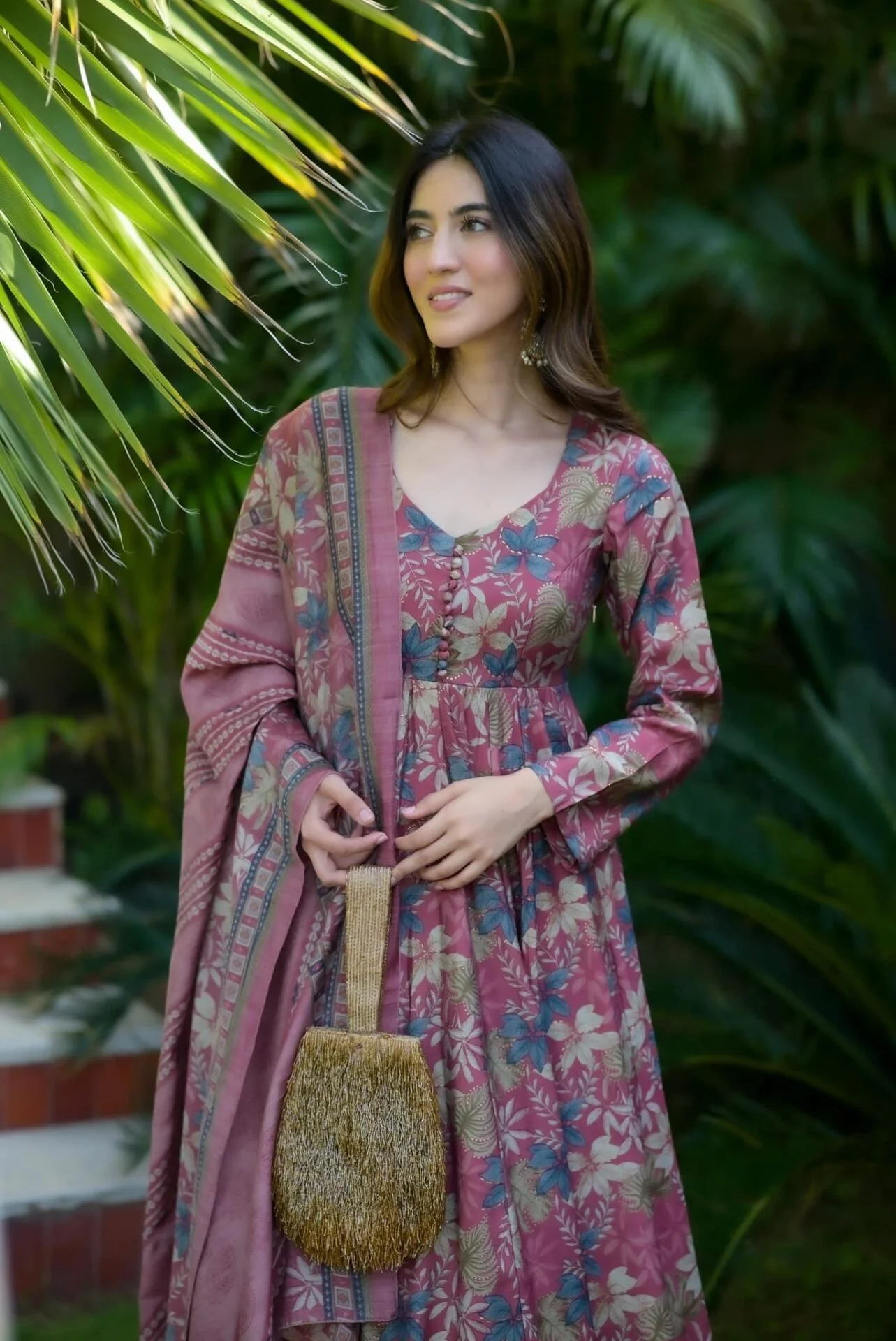 Alfiya Muslin suit set - Image 4