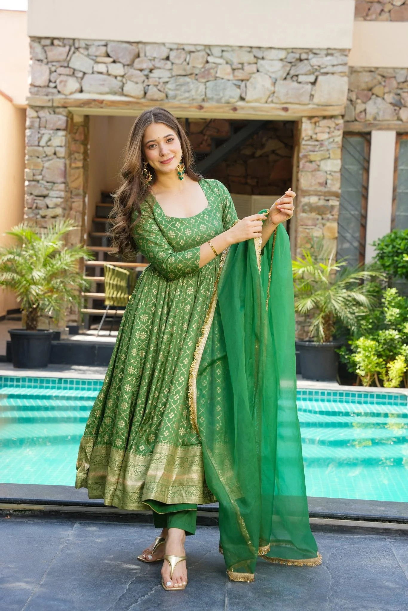 Anaya Silk Suit Set - Image 2