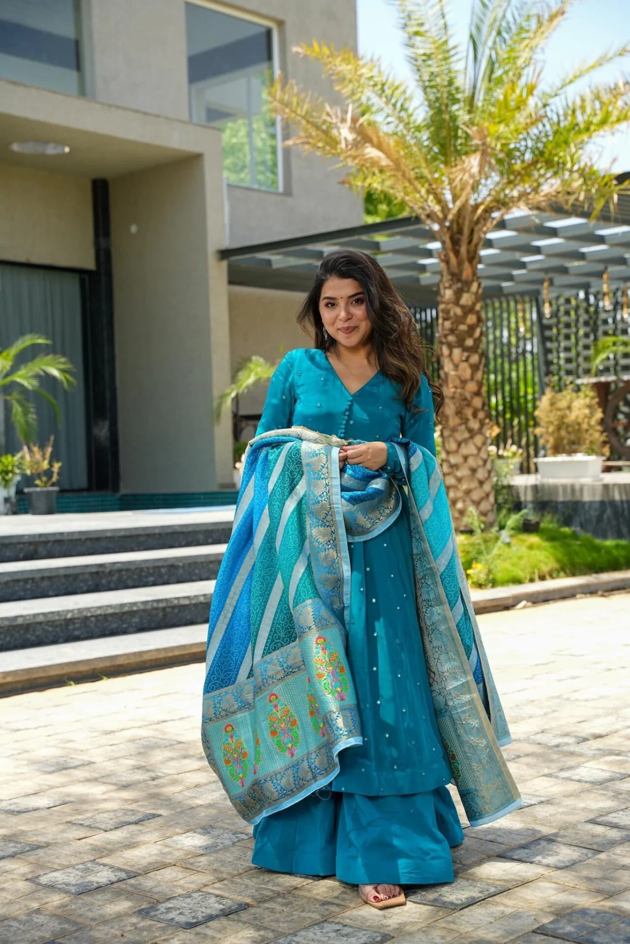 Arra blue suit set - Image 2