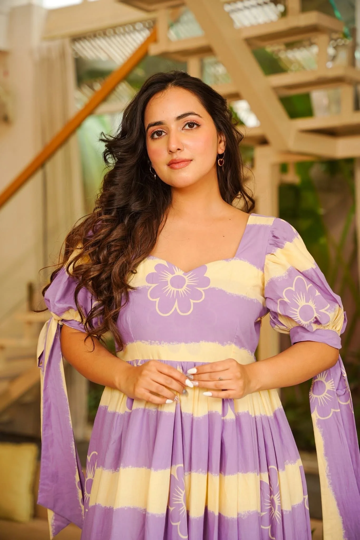 Aspen Printed Cotton Maxi Dress - Image 6