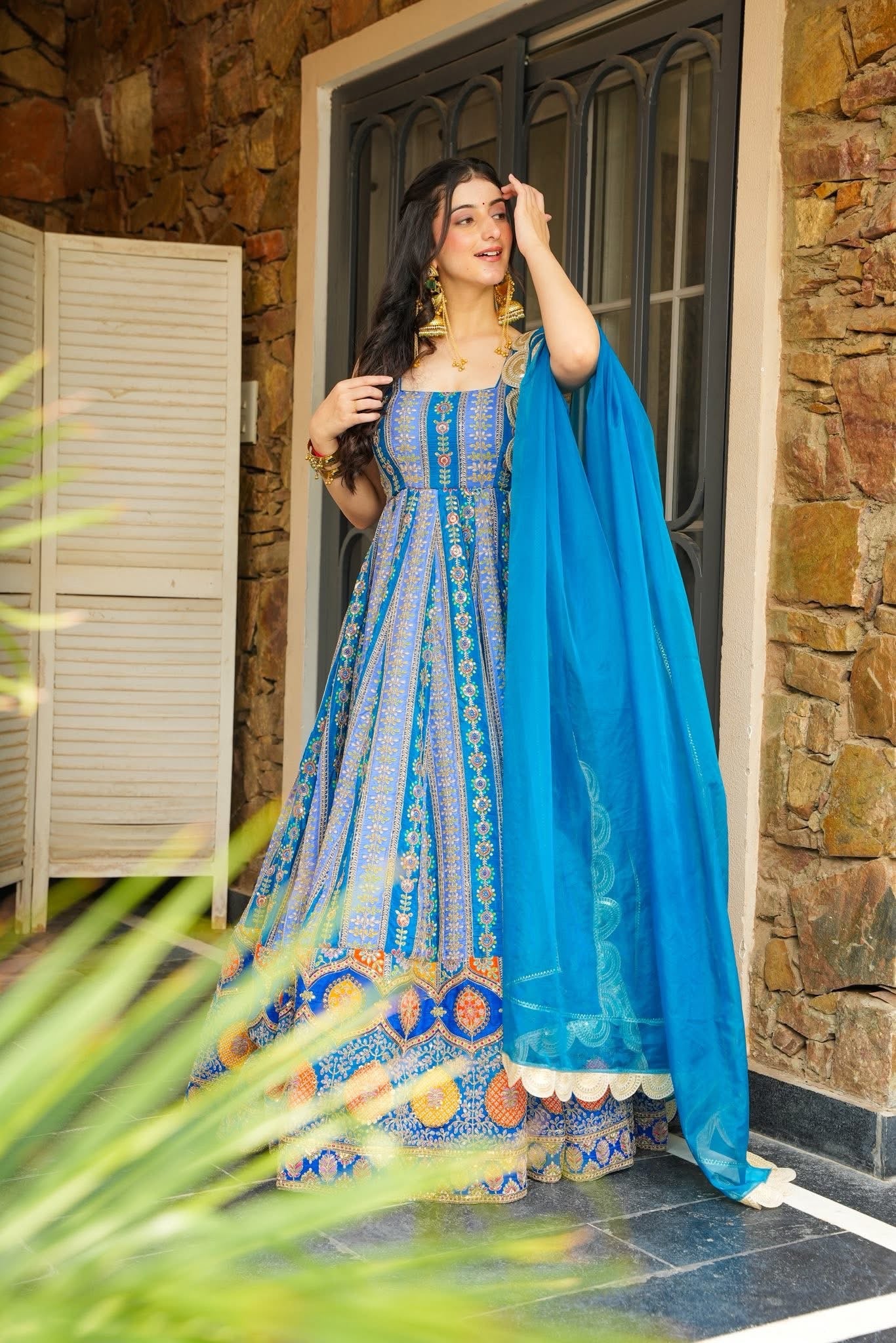Azure Aabroo Maxi Set - Image 3