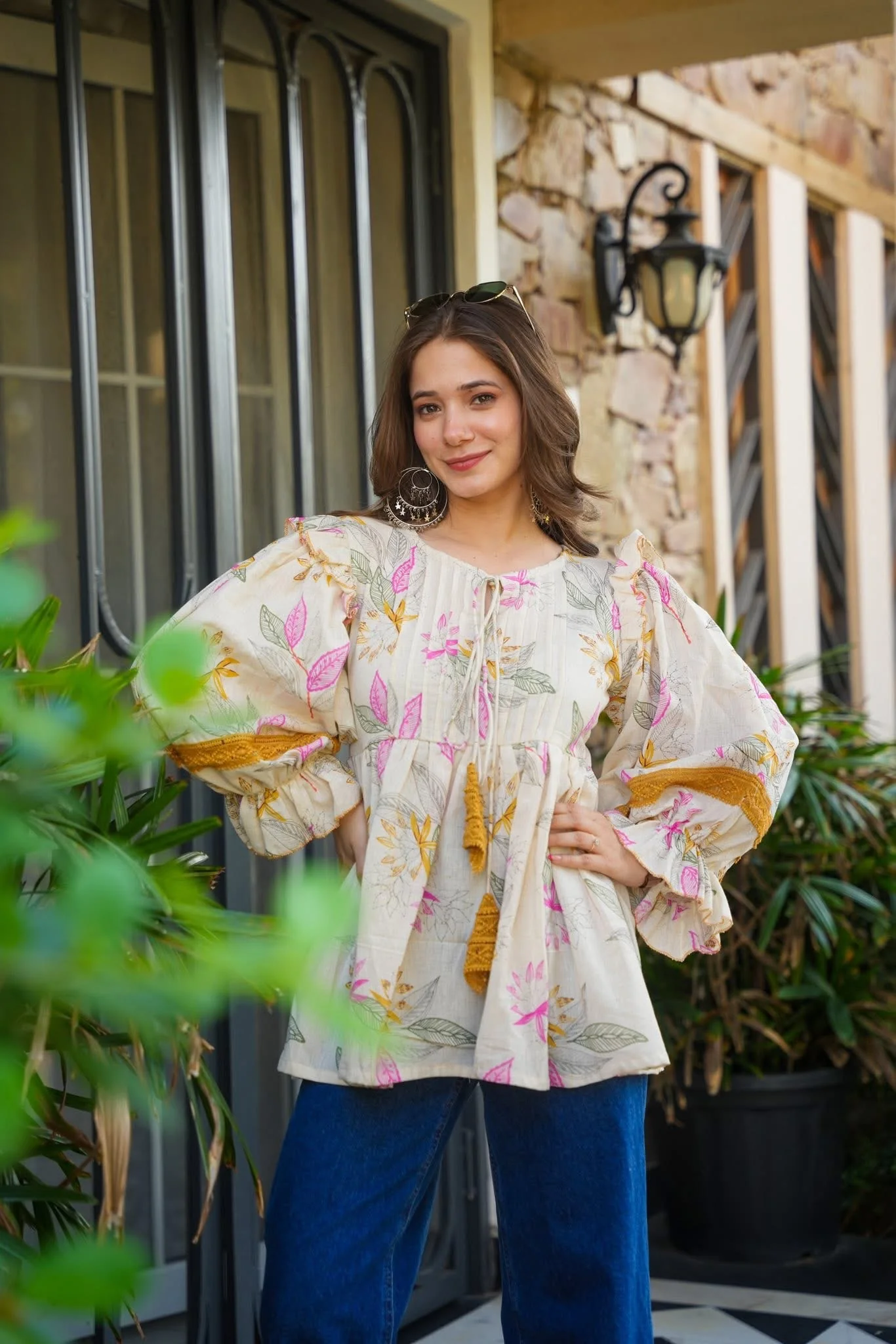 Bare Bloom Cotton Top - Image 3