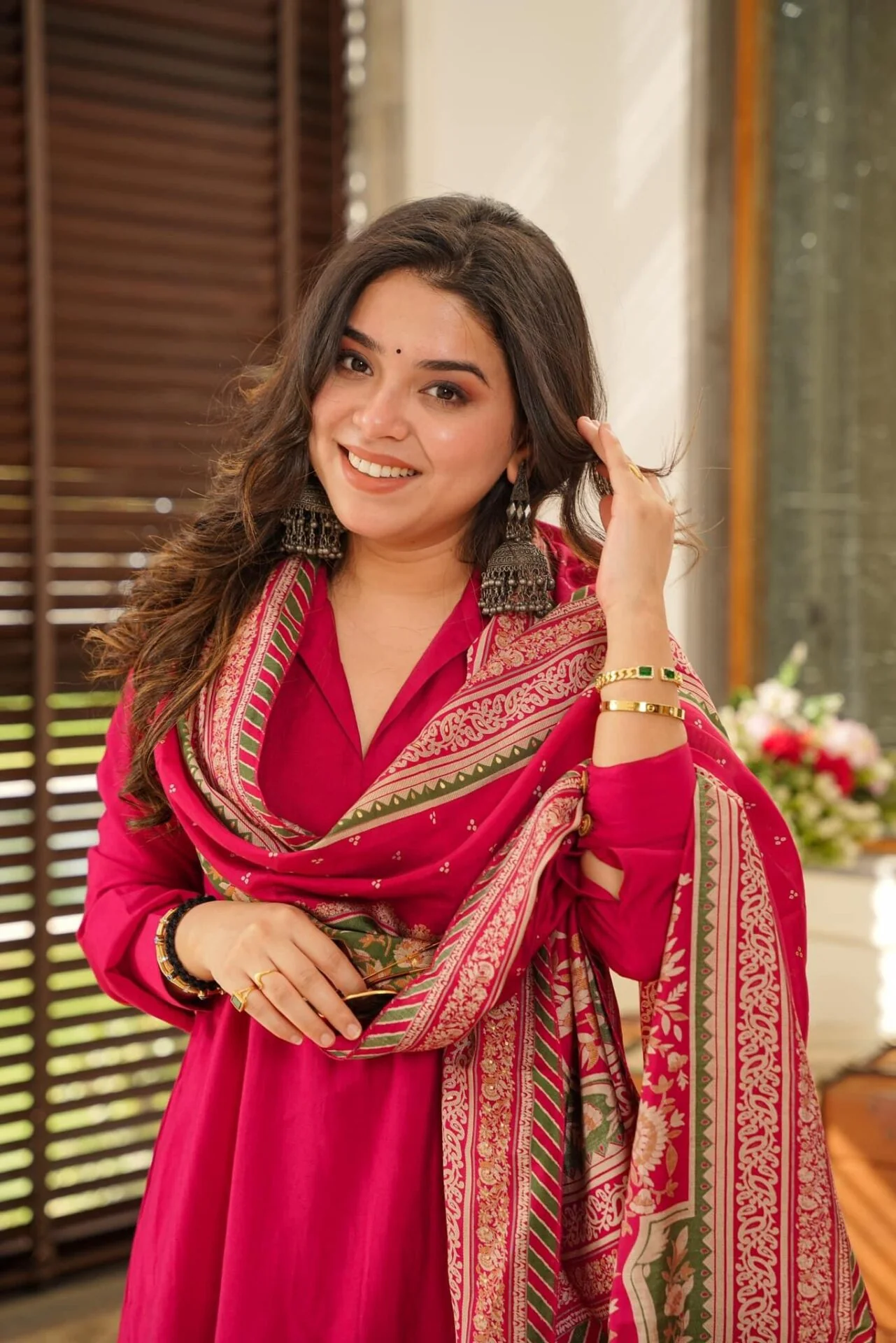 Berry blush muslin set - Image 5