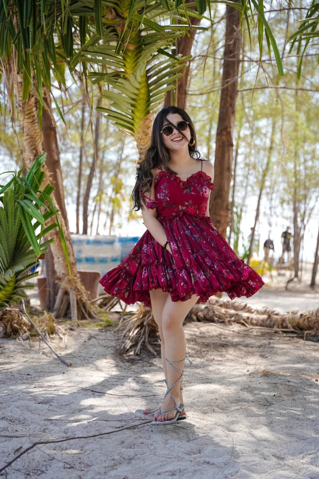 Charming chinon short dress
