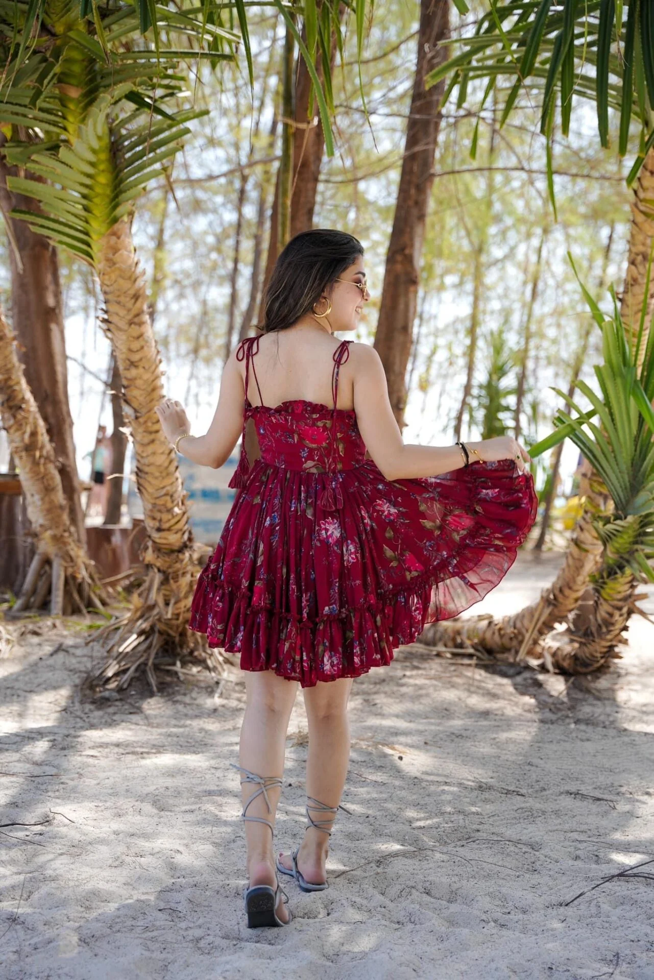Charming chinon short dress - Image 4