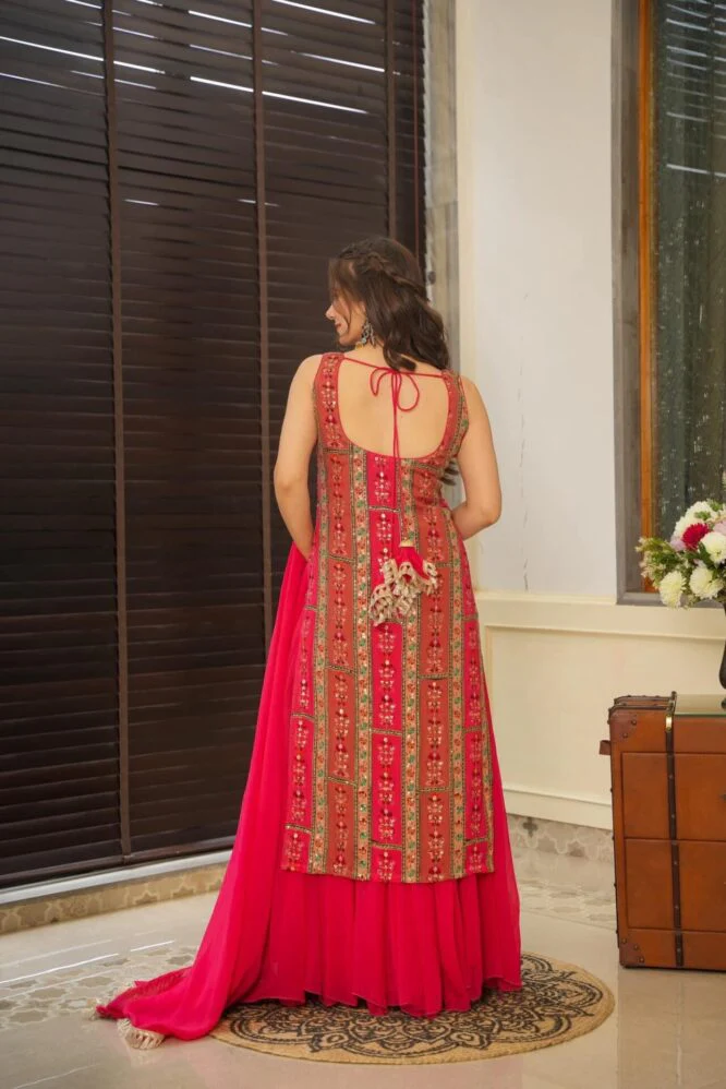 Chitra bright kurta-palazzo set - Image 5