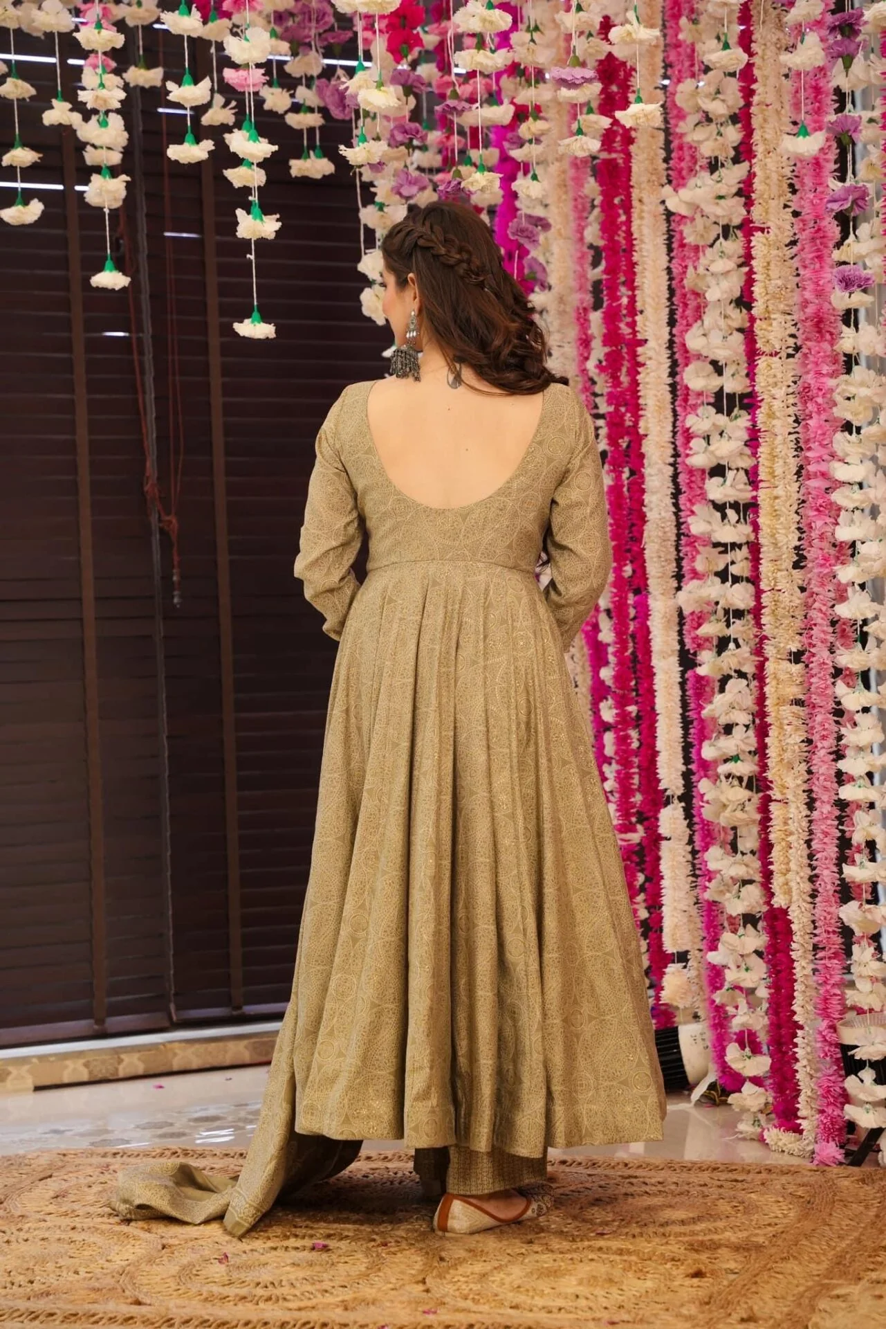 Dusty ash muslin suit set - Image 5