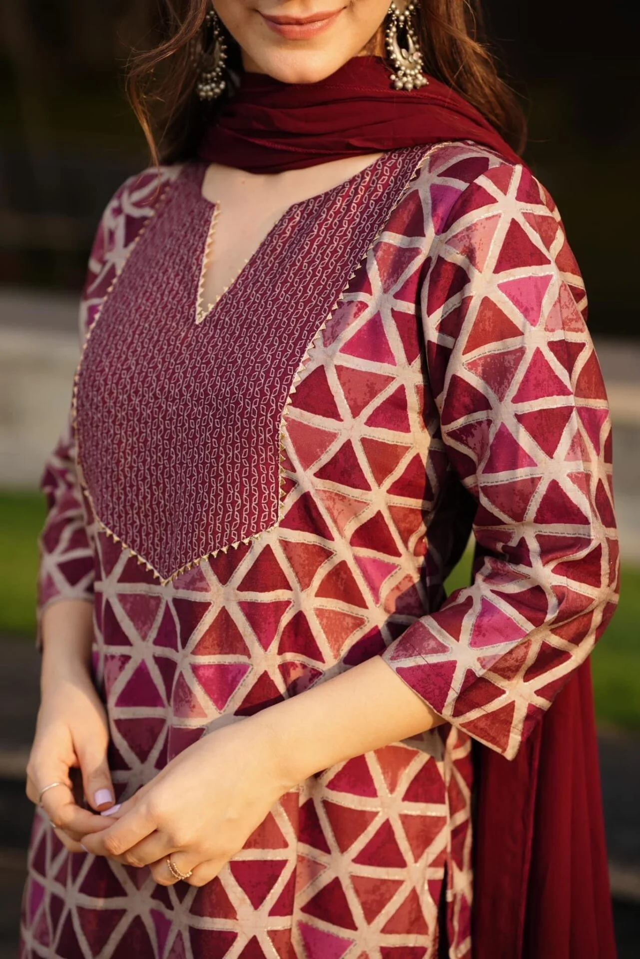 farisa muslin suit set - Image 5