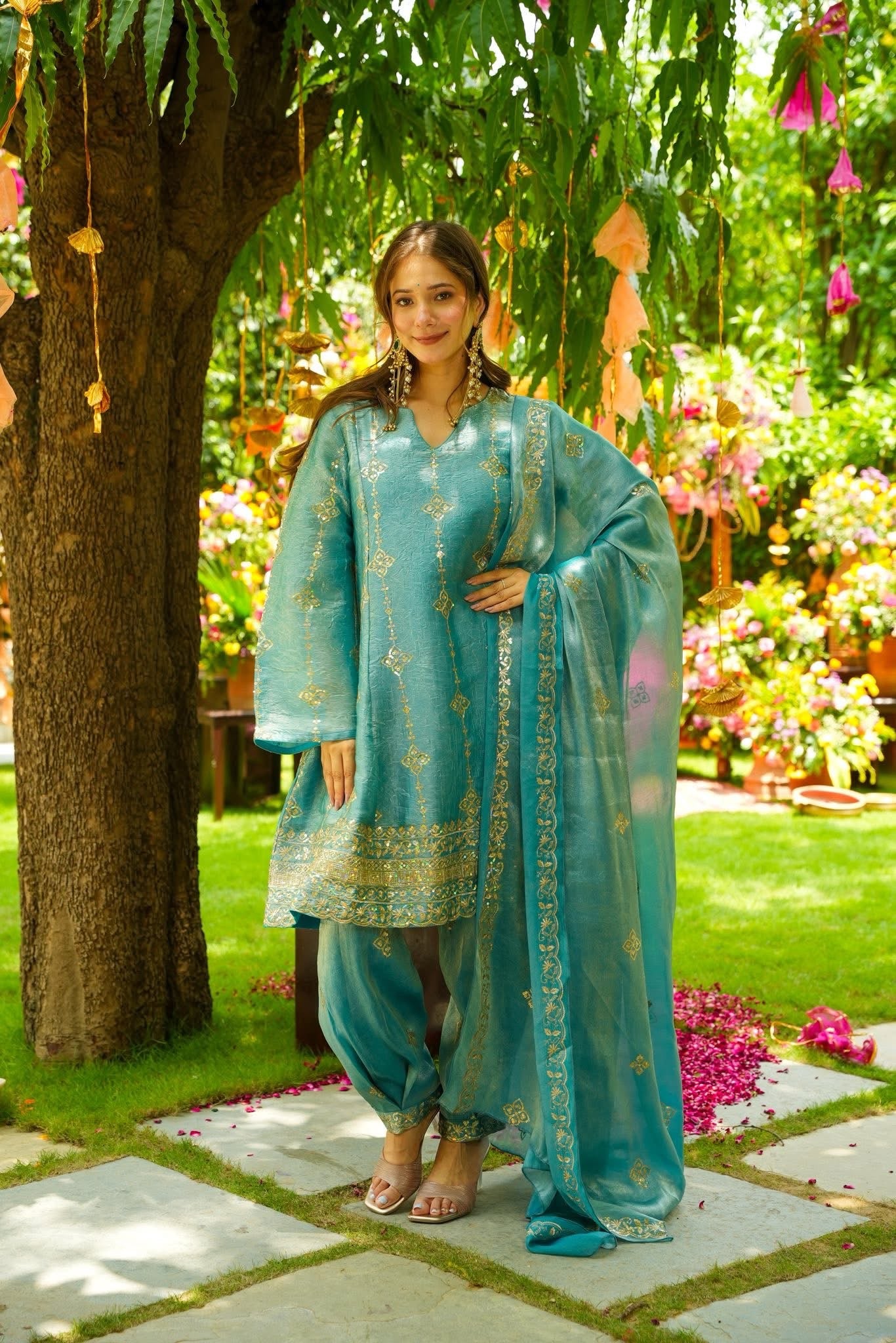 Fayruz Dhoti Kurta Set - Image 3