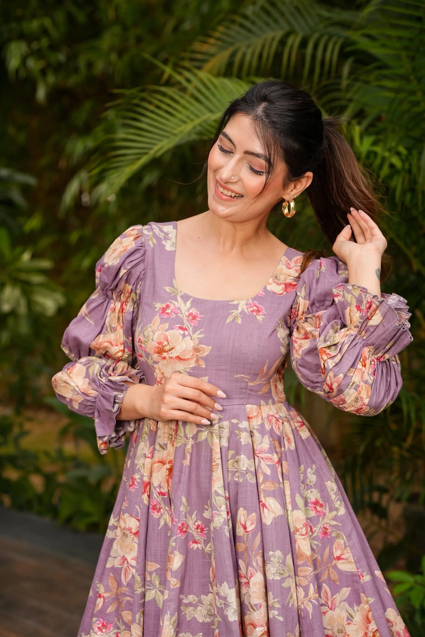 Florique Puff Dress - Image 5