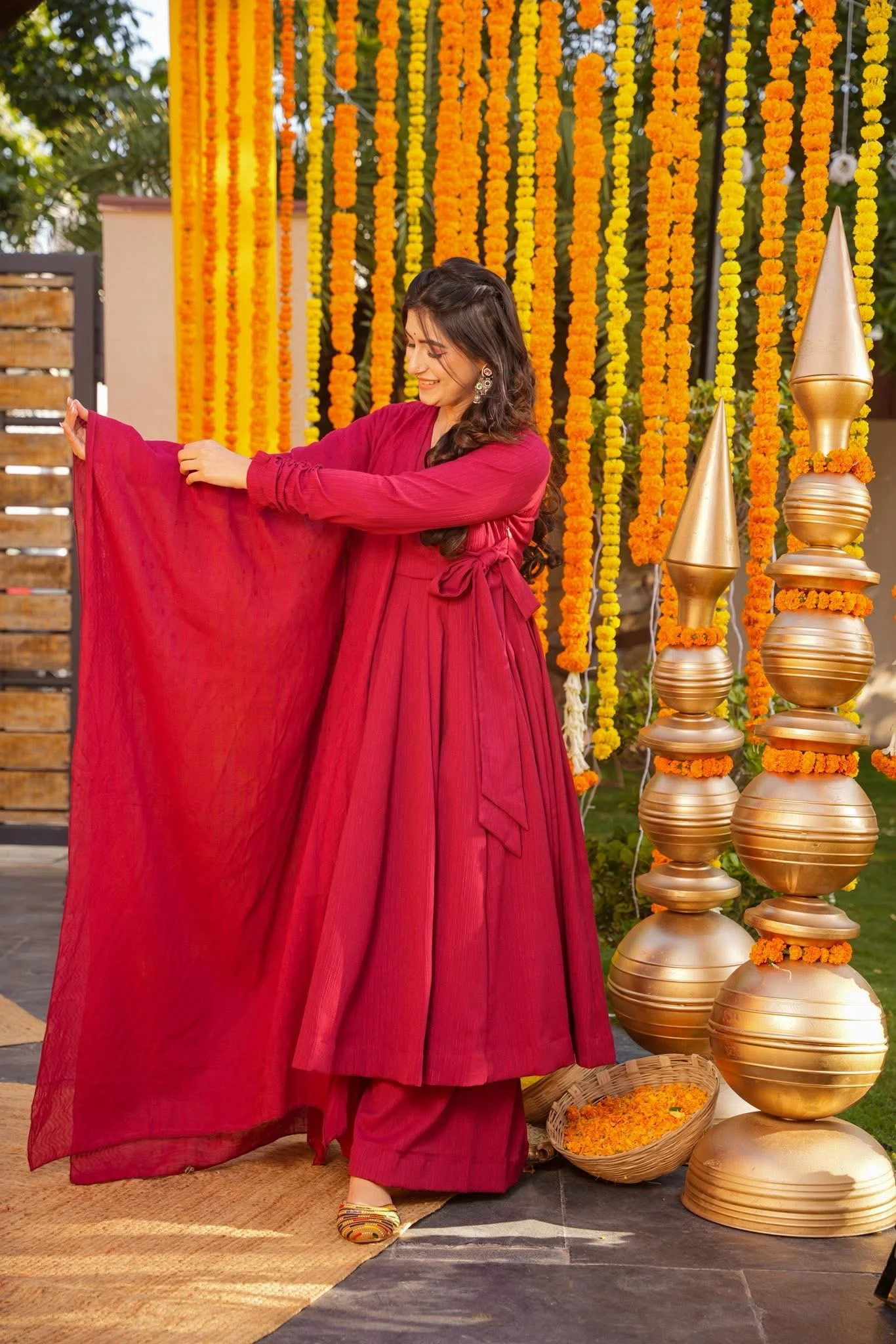 Jitisha Cotton Anarkali Suit Set - Image 2