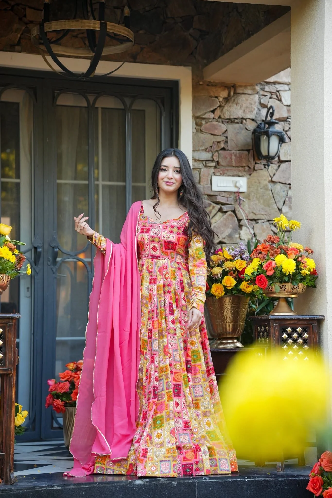 Kiranima Multicolored Maxi Set - Image 3
