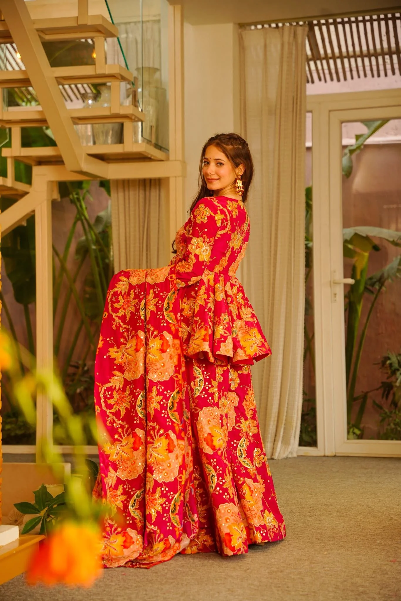 Kresha Heavy Wedding Wear Sharara Set - Image 5