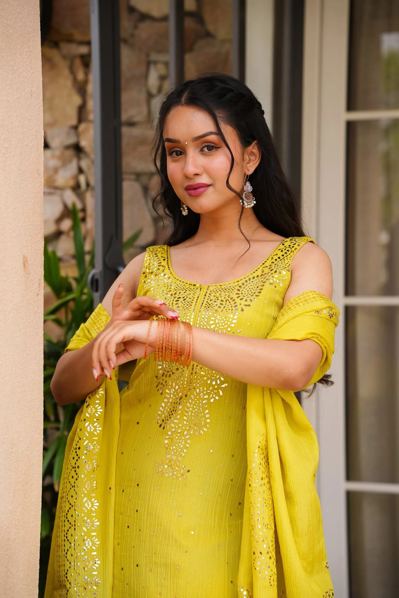 Lemon Luxe Kurta Set - Image 4