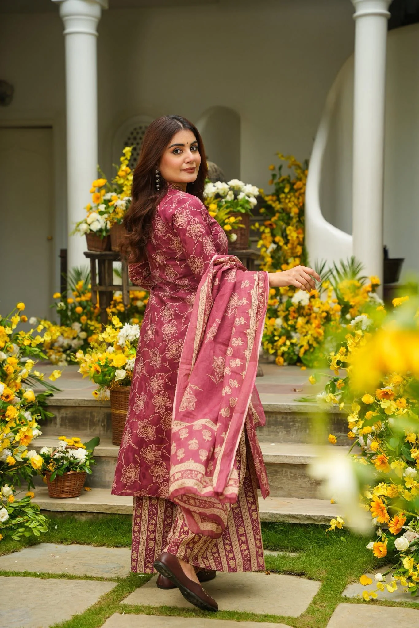 Mahnoor Printed Cotton Kurta Set - Image 4