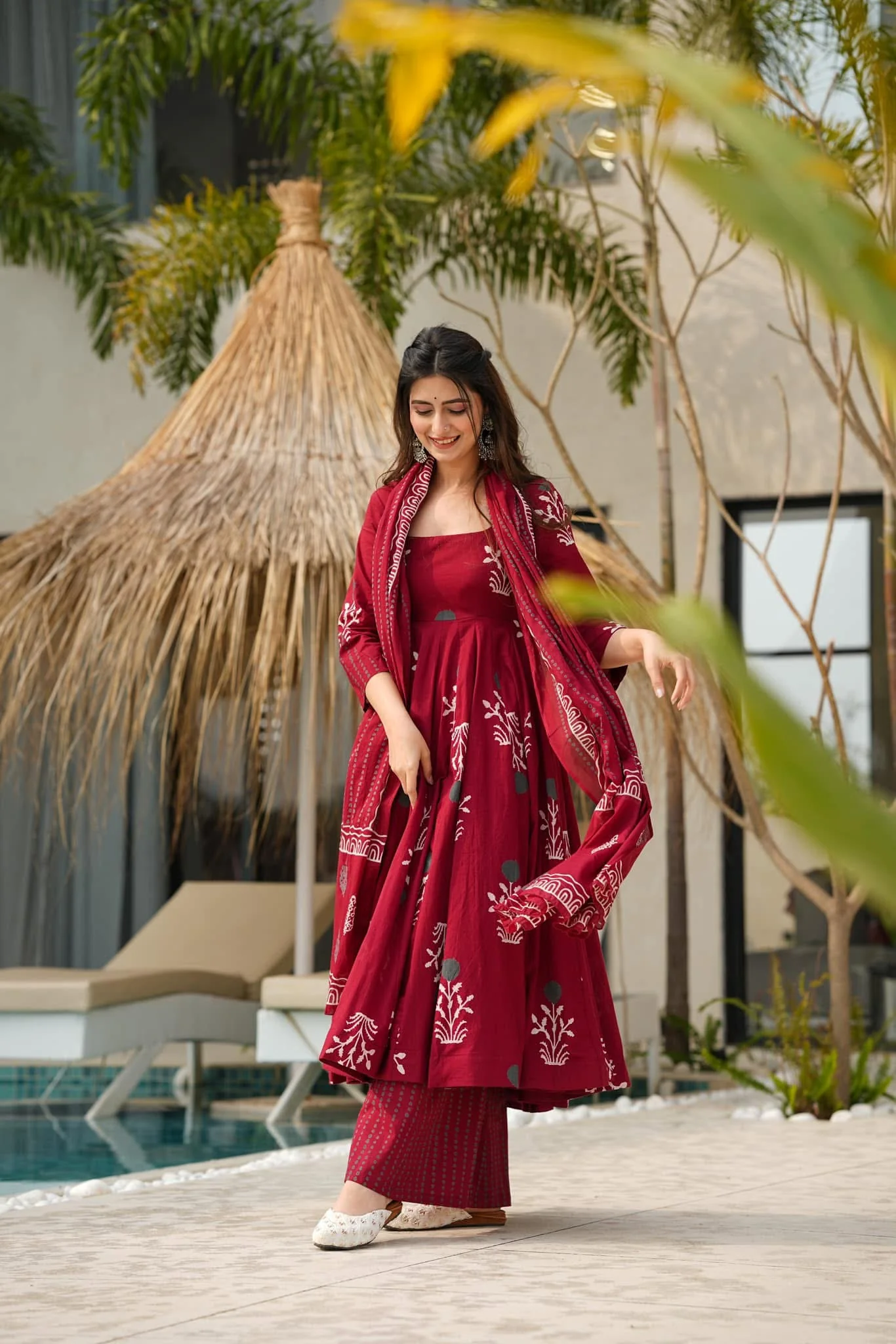 Maho chic cotton suit set - Image 4