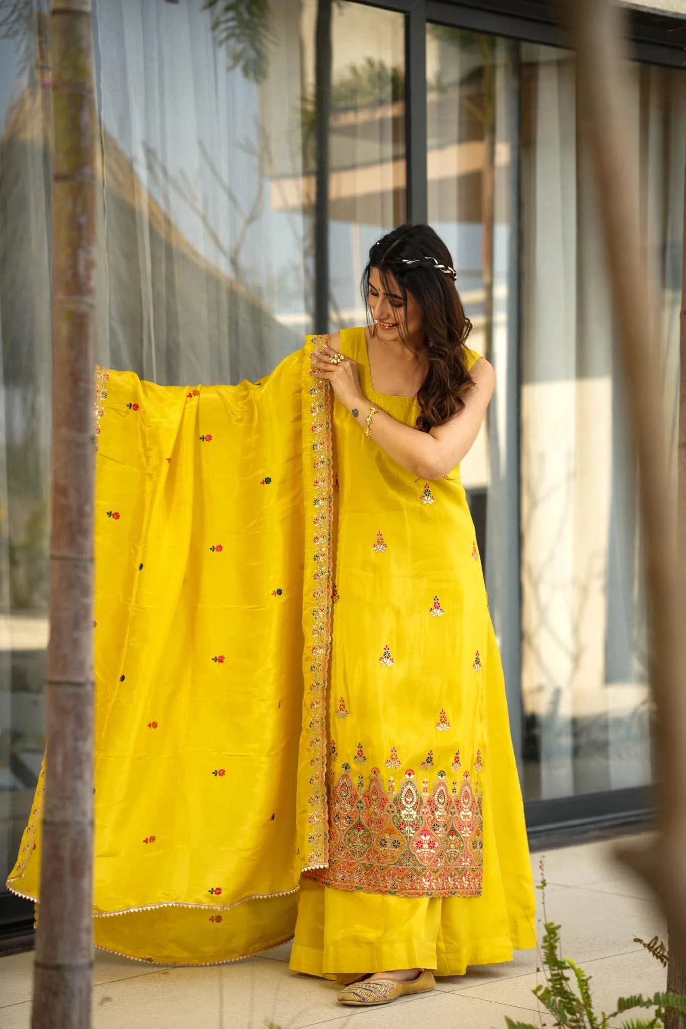 Mimosa luxe yellow suit set - Image 4