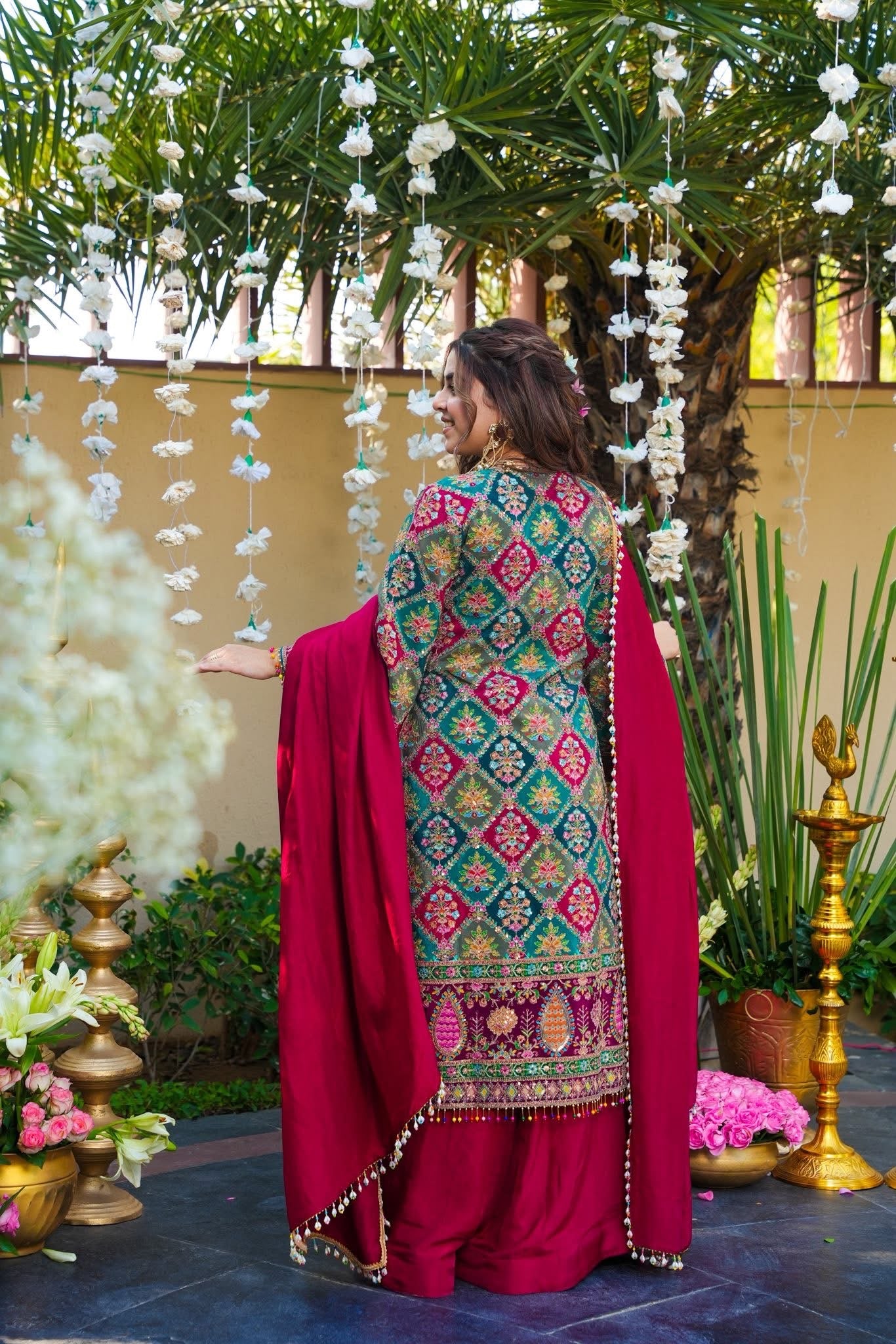 Navrangini Heavy Embroidered Kurta Set - Image 5