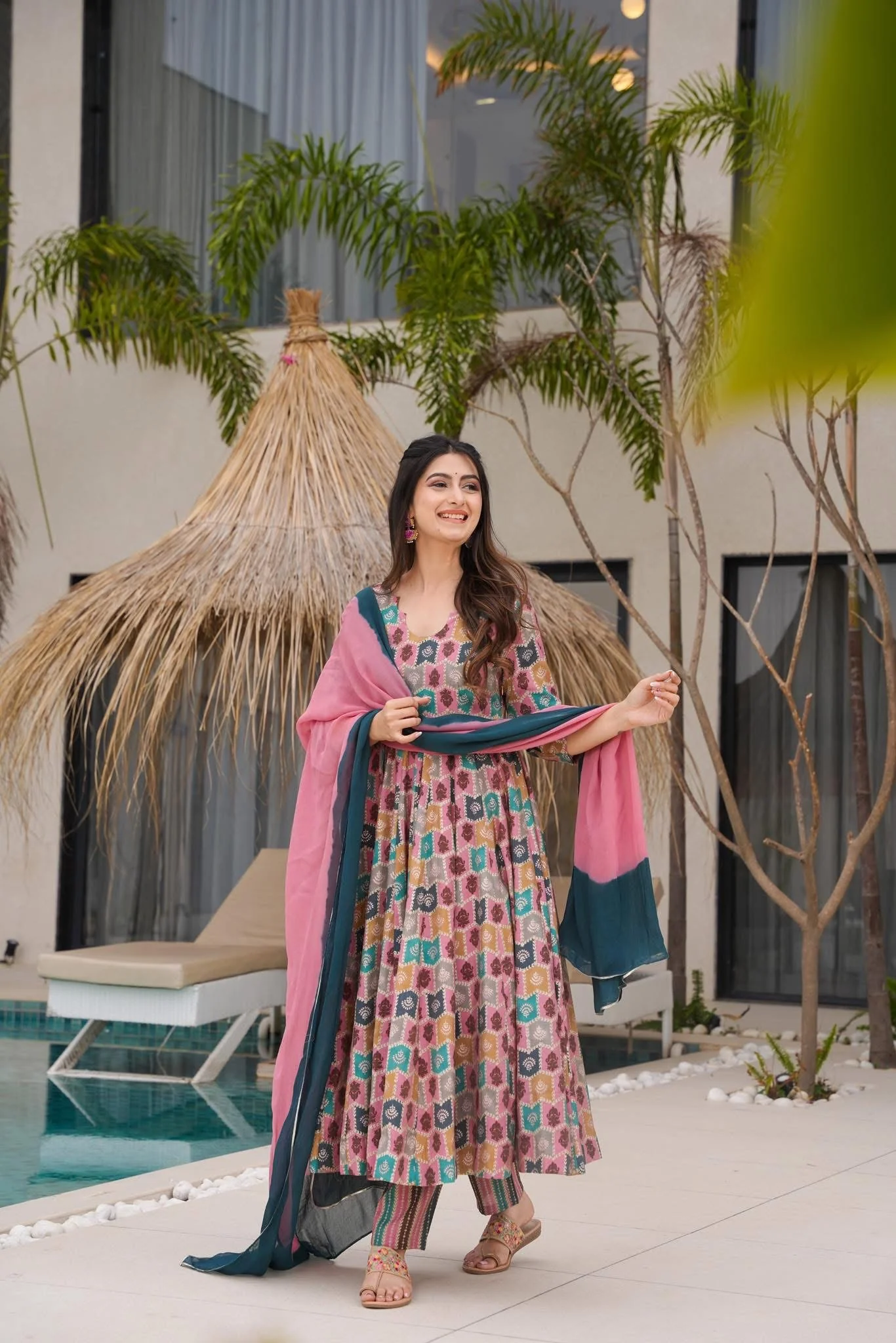 Nazneen Cotton Suit Set - Image 2
