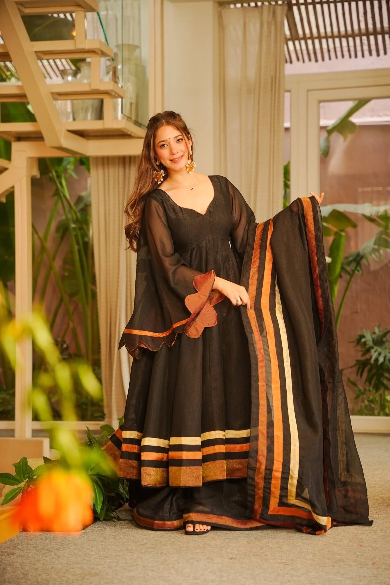 Nishaad Wedding Anarkali Suit Set - Image 3