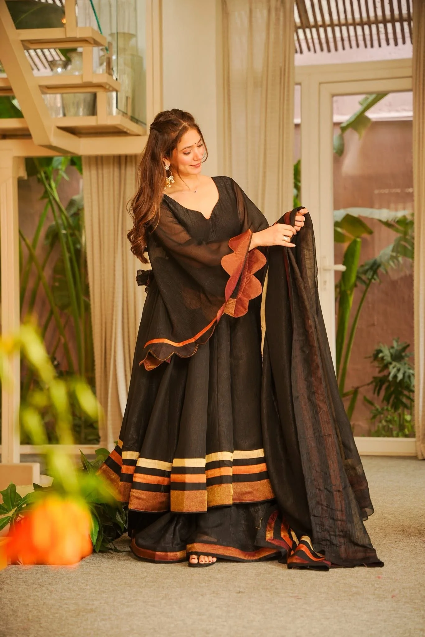 Nishaad Wedding Anarkali Suit Set - Image 4