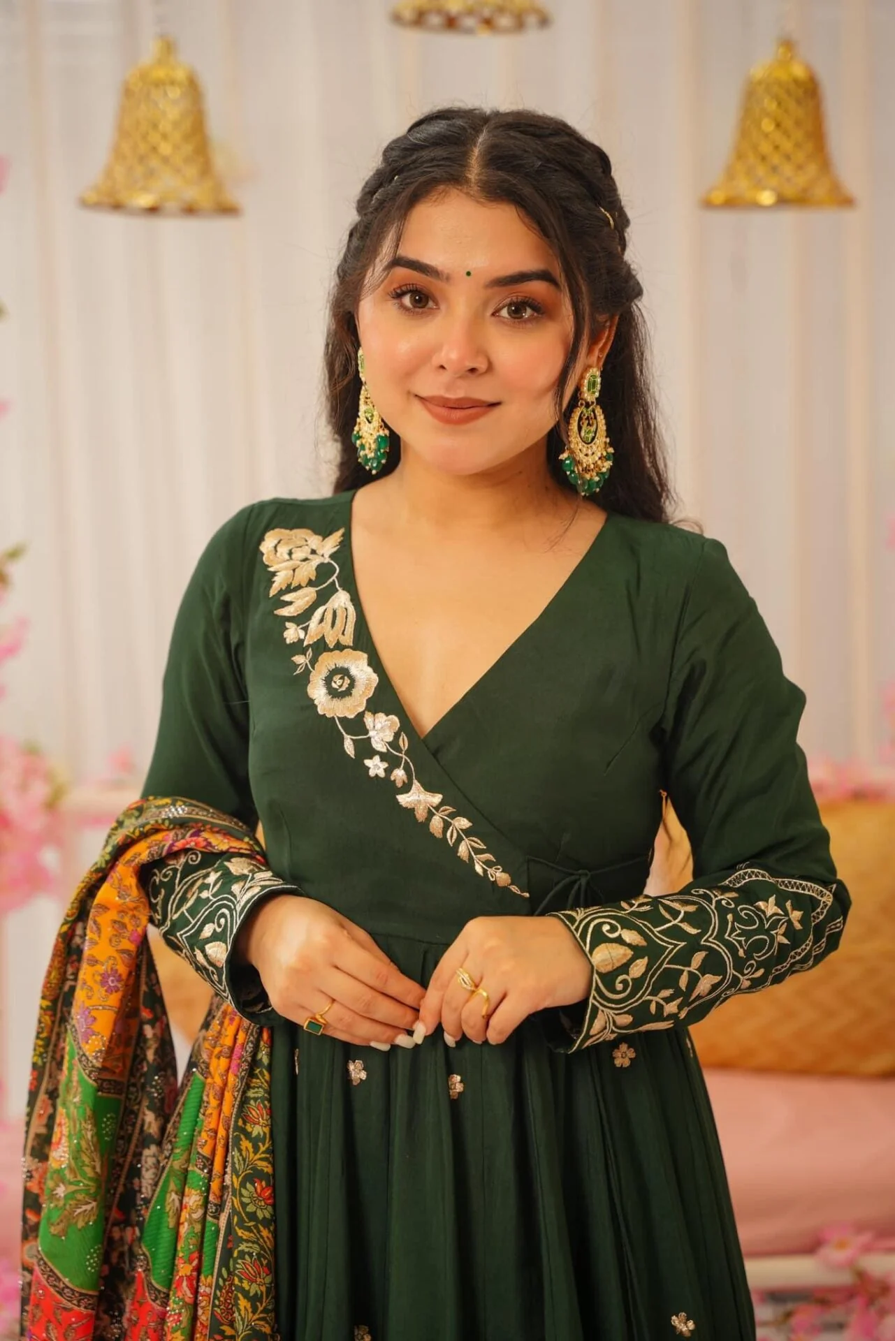 Nusrat muslin suit set - Image 4