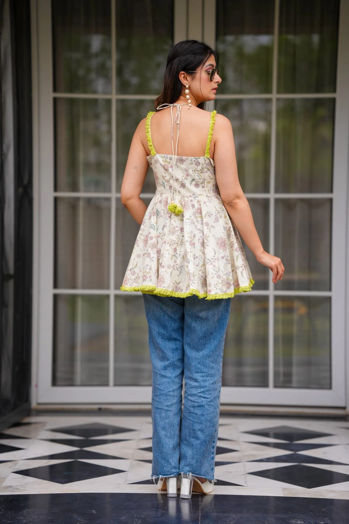 Peplum Bloom Top - Image 3