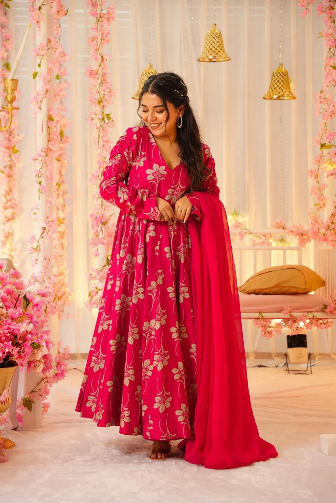 Pink leaf aura suit set - Image 3