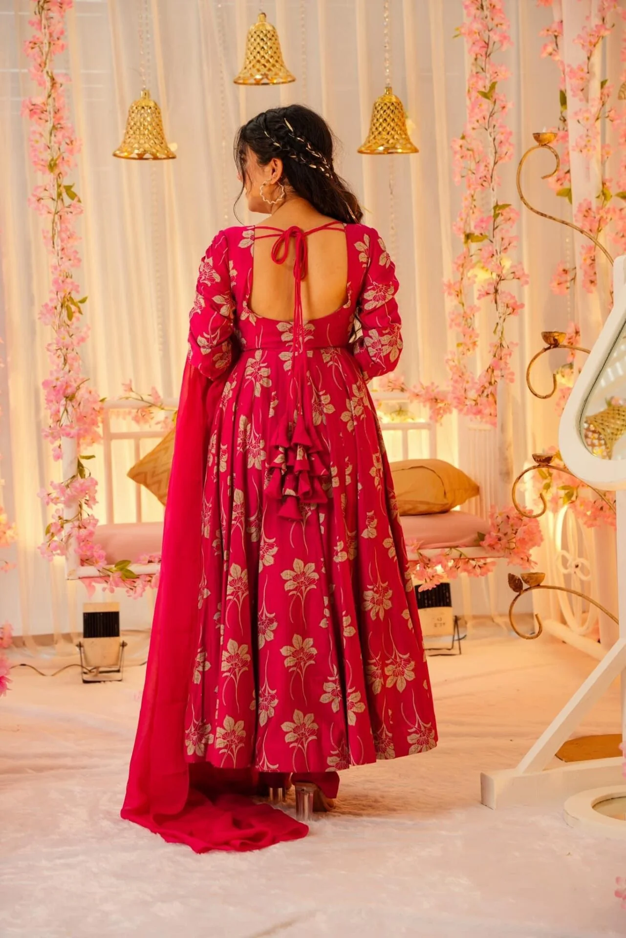 Pink leaf aura suit set - Image 4