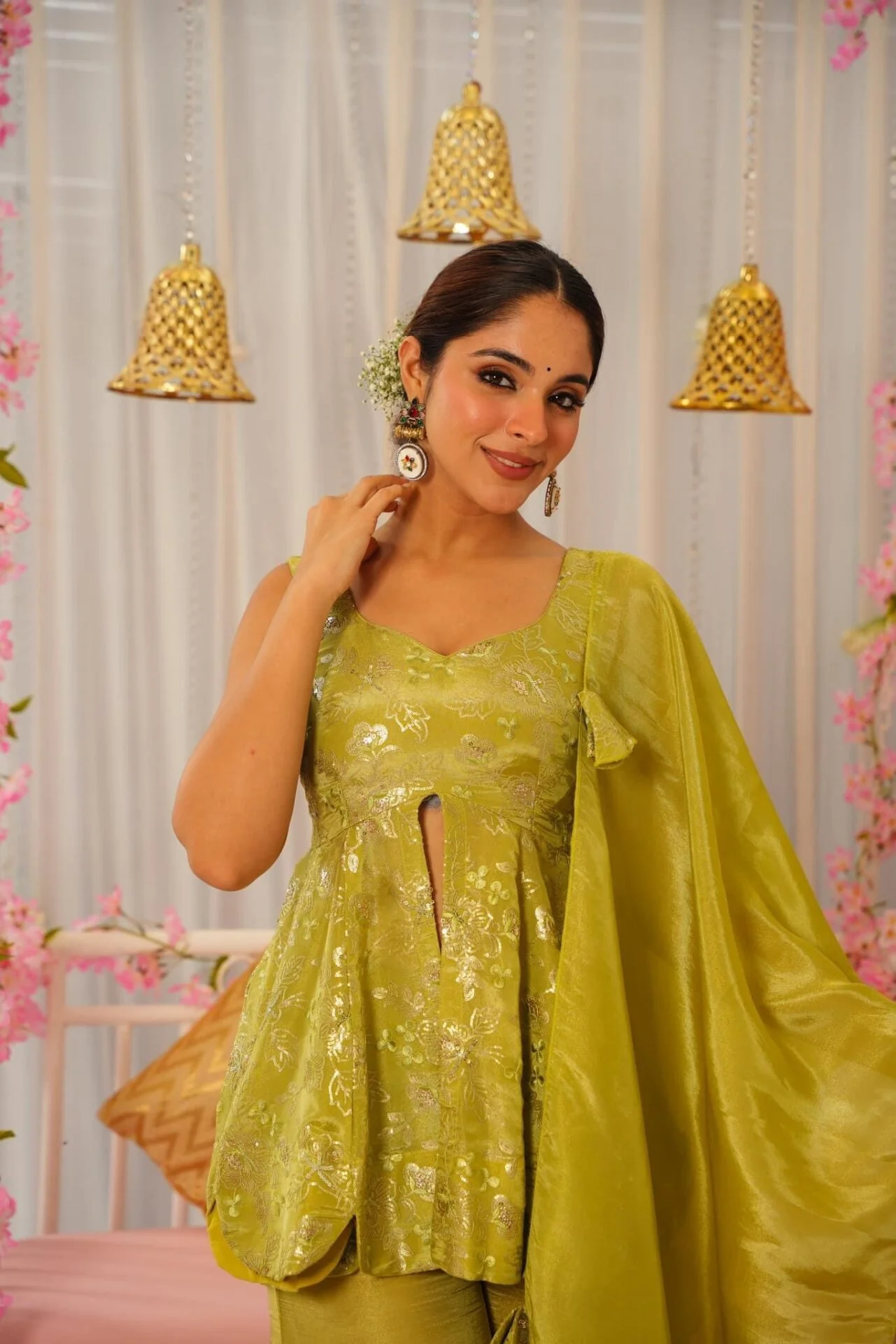 Platinum Mist short kurta set - Image 5