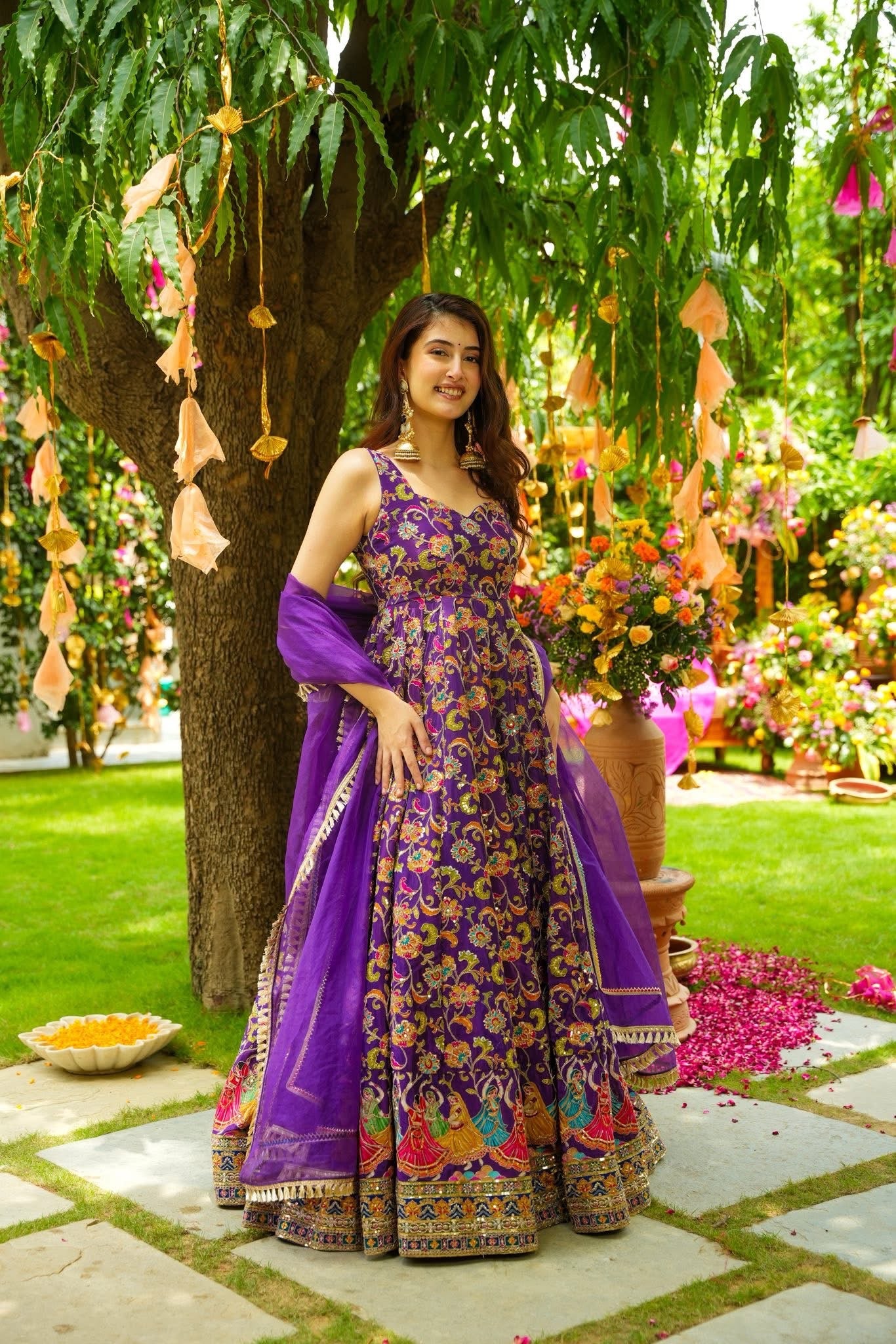 Rajwaada Bagh Maxi Set - Image 4