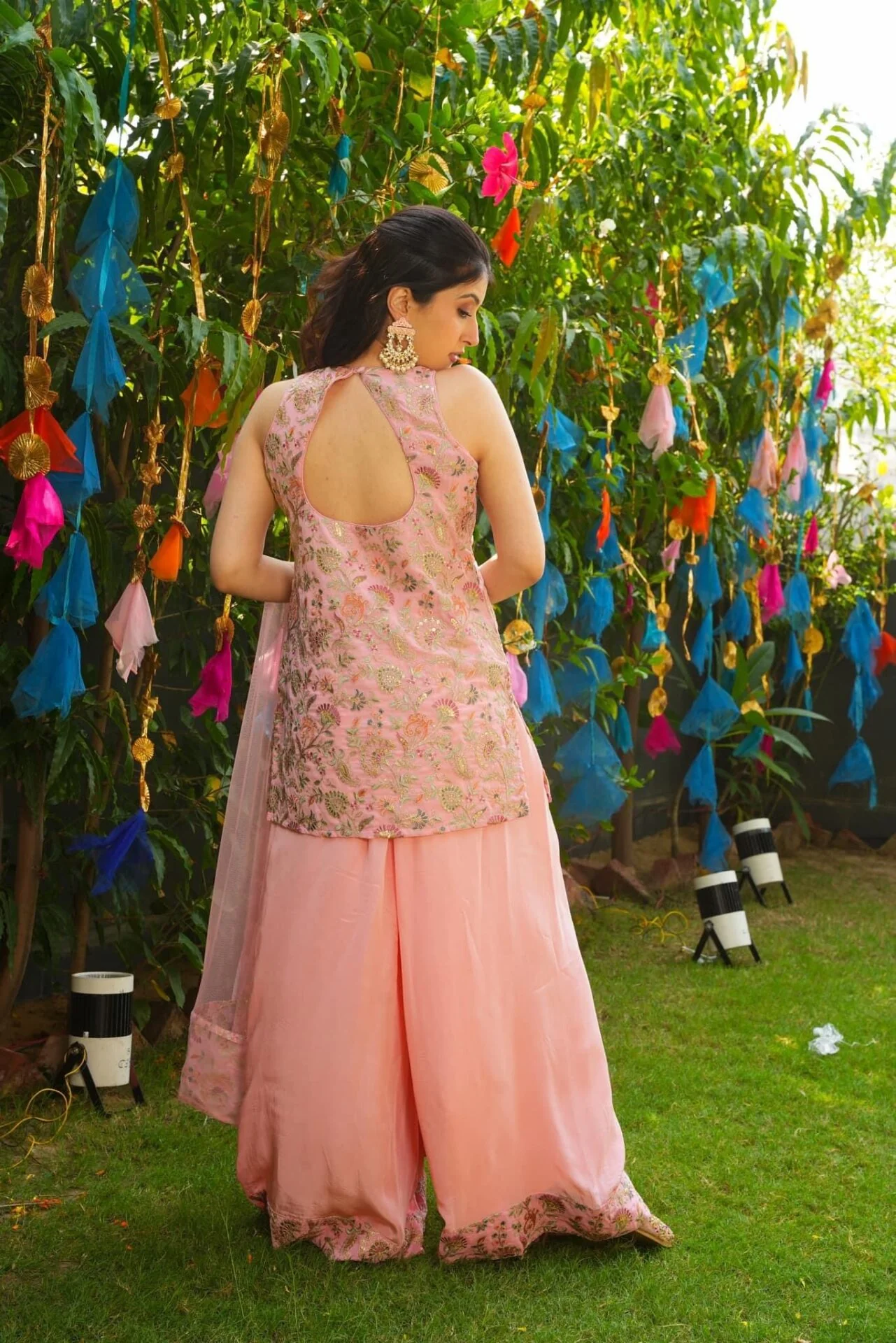 Remi embroidered short kurta set - Image 3