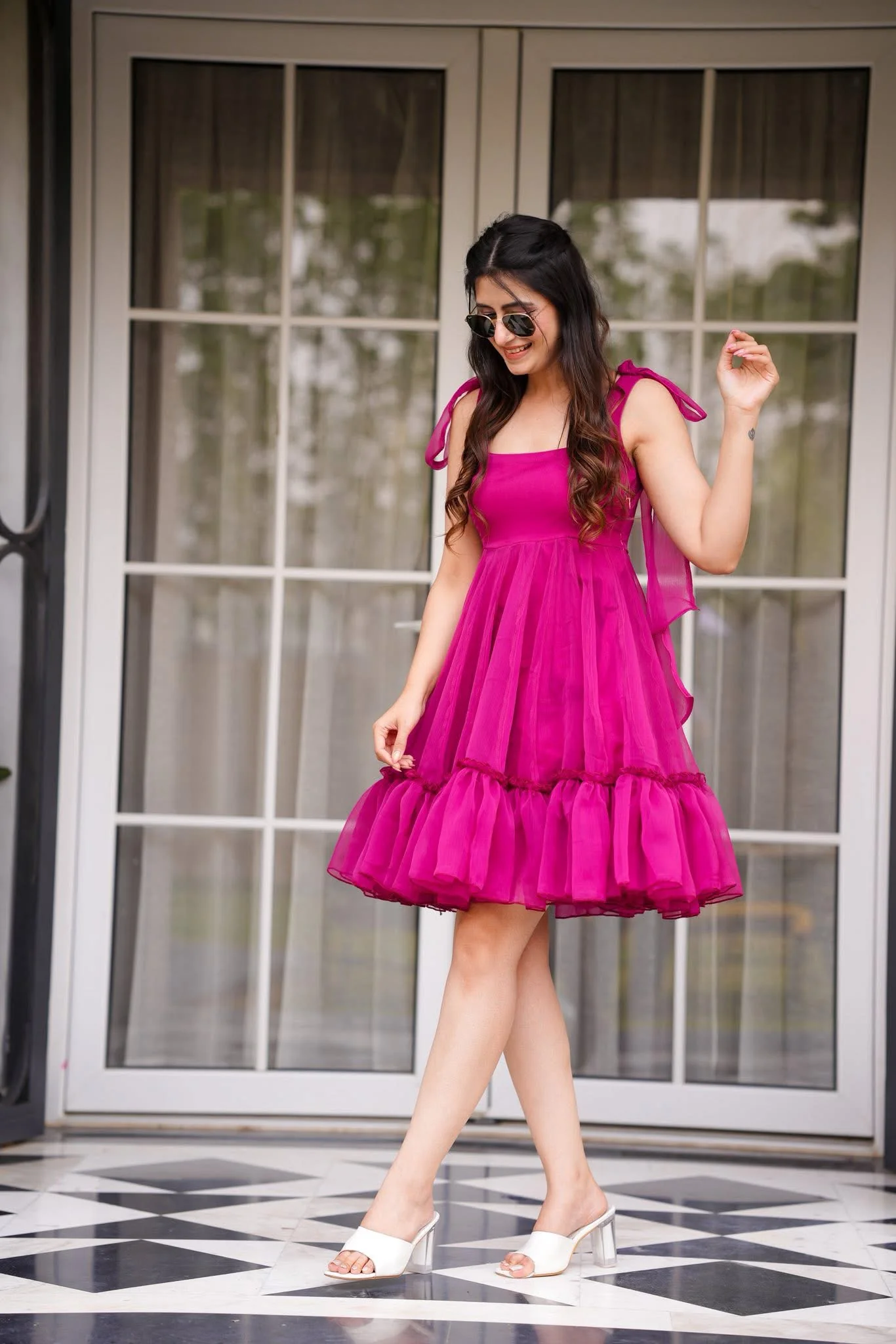 Rhea Rose Mini Dress - Image 3