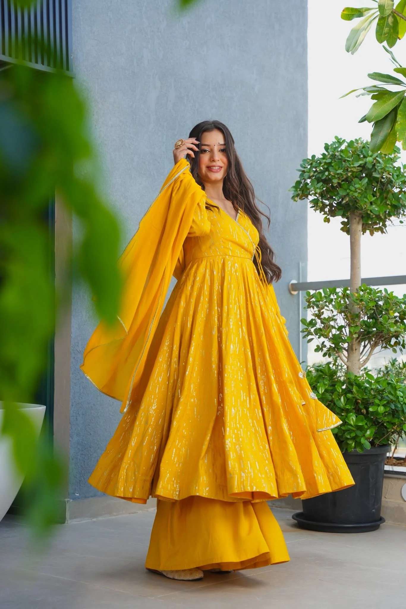 Rivaan Festive Wear Anarkali Suit Set - Image 2