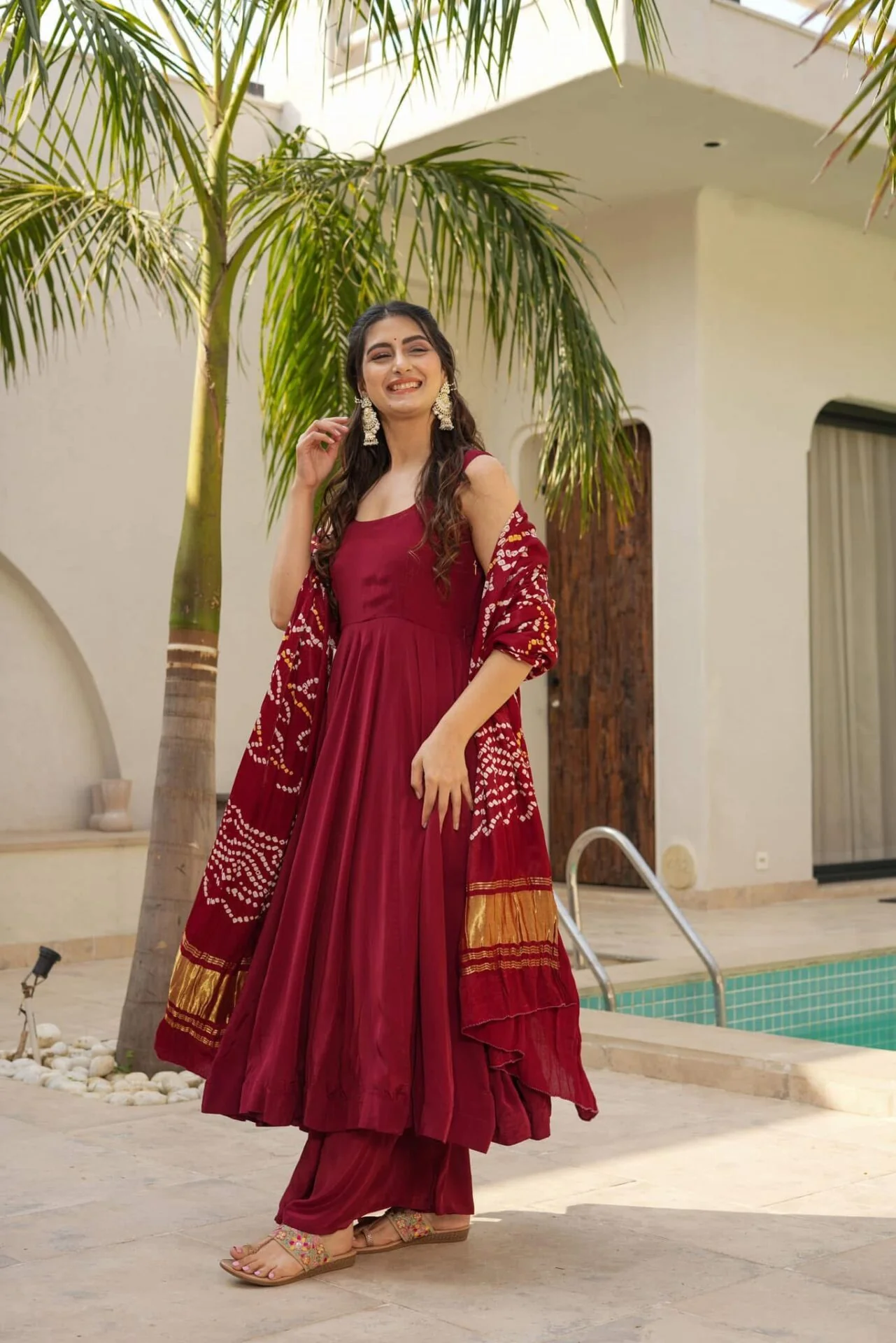 Rohini pure crepe suit set - Image 2