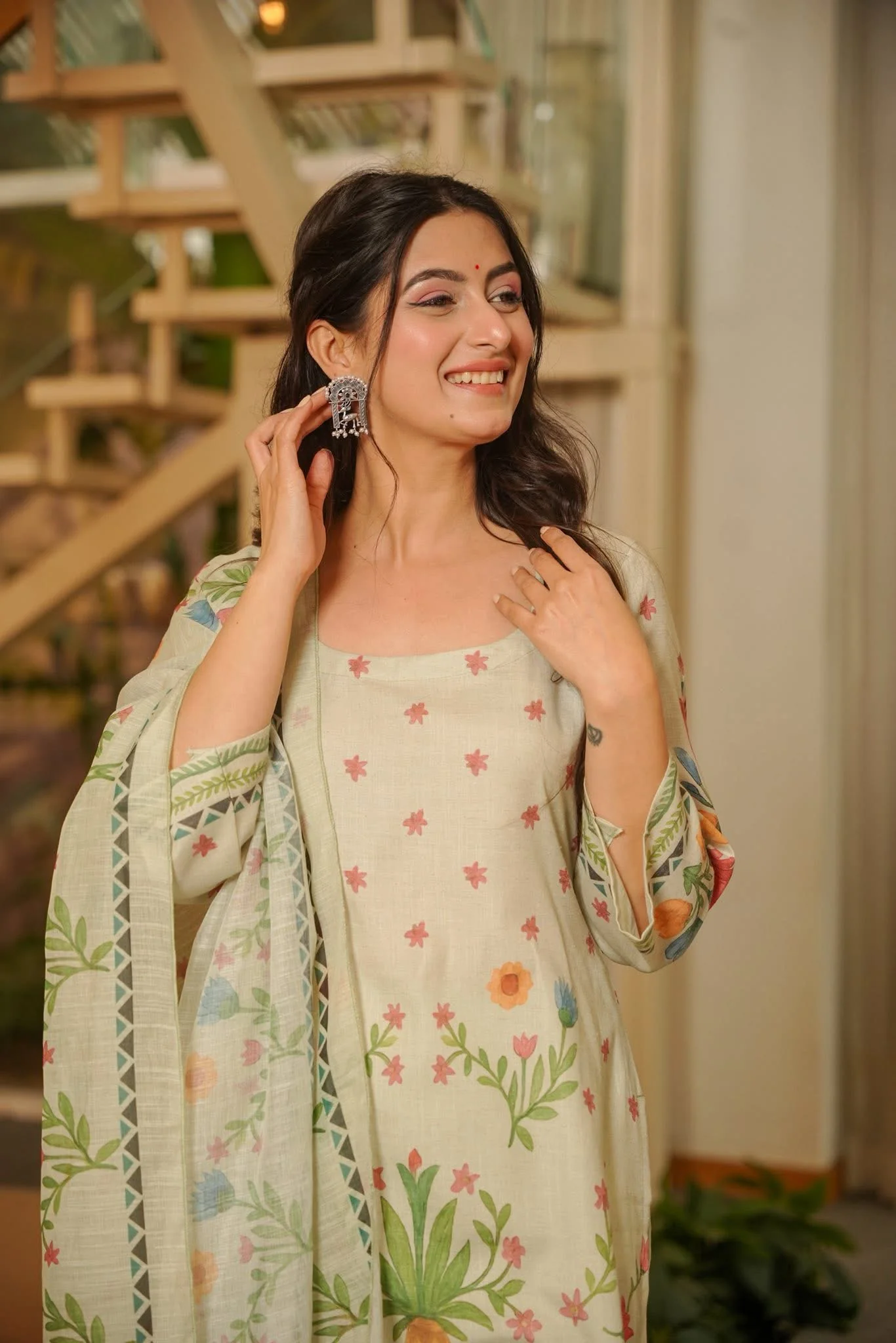 Sarvy Printed Cotton Kurta Set - Image 6