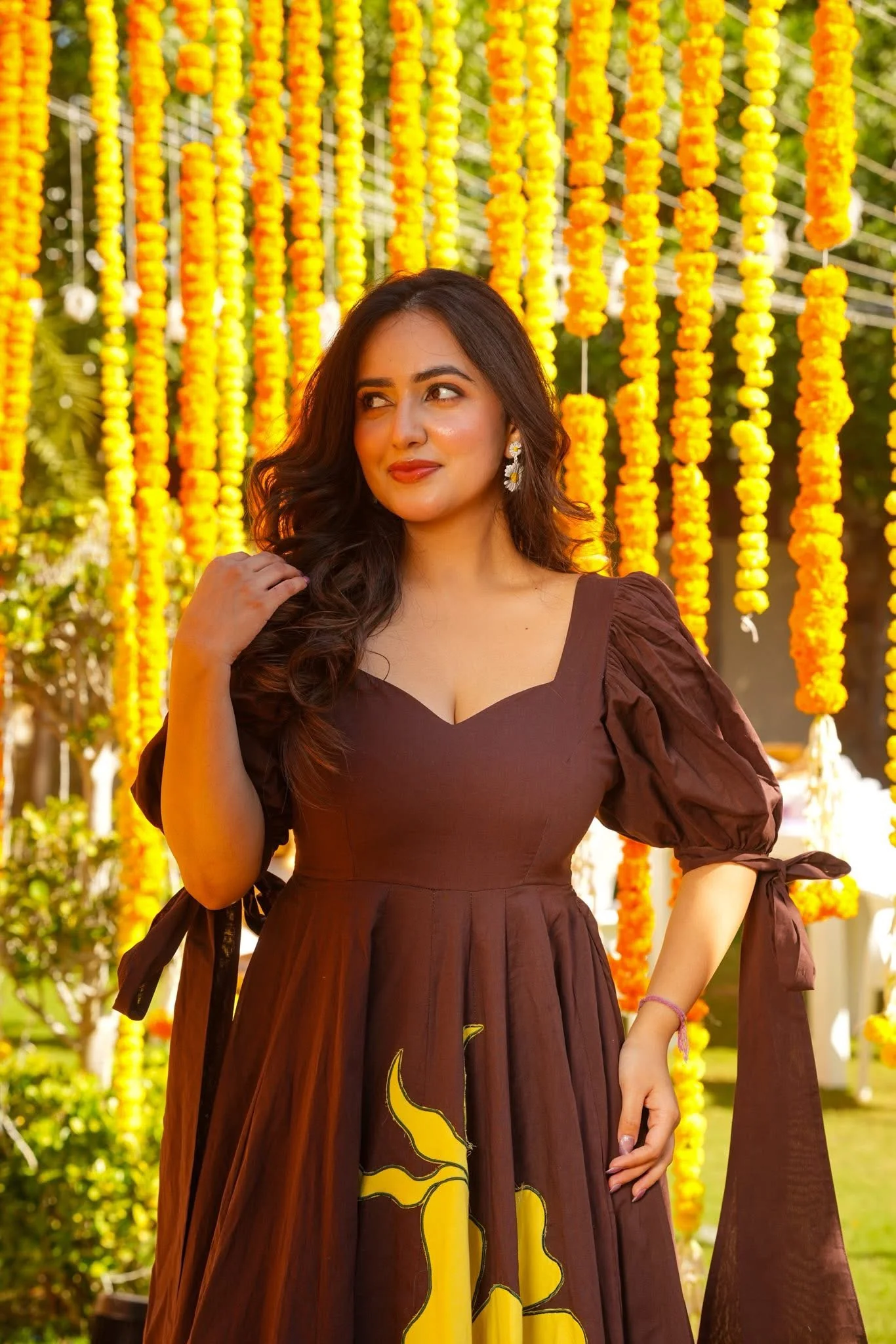 Terren Brown Statement Maxi Dress - Image 5