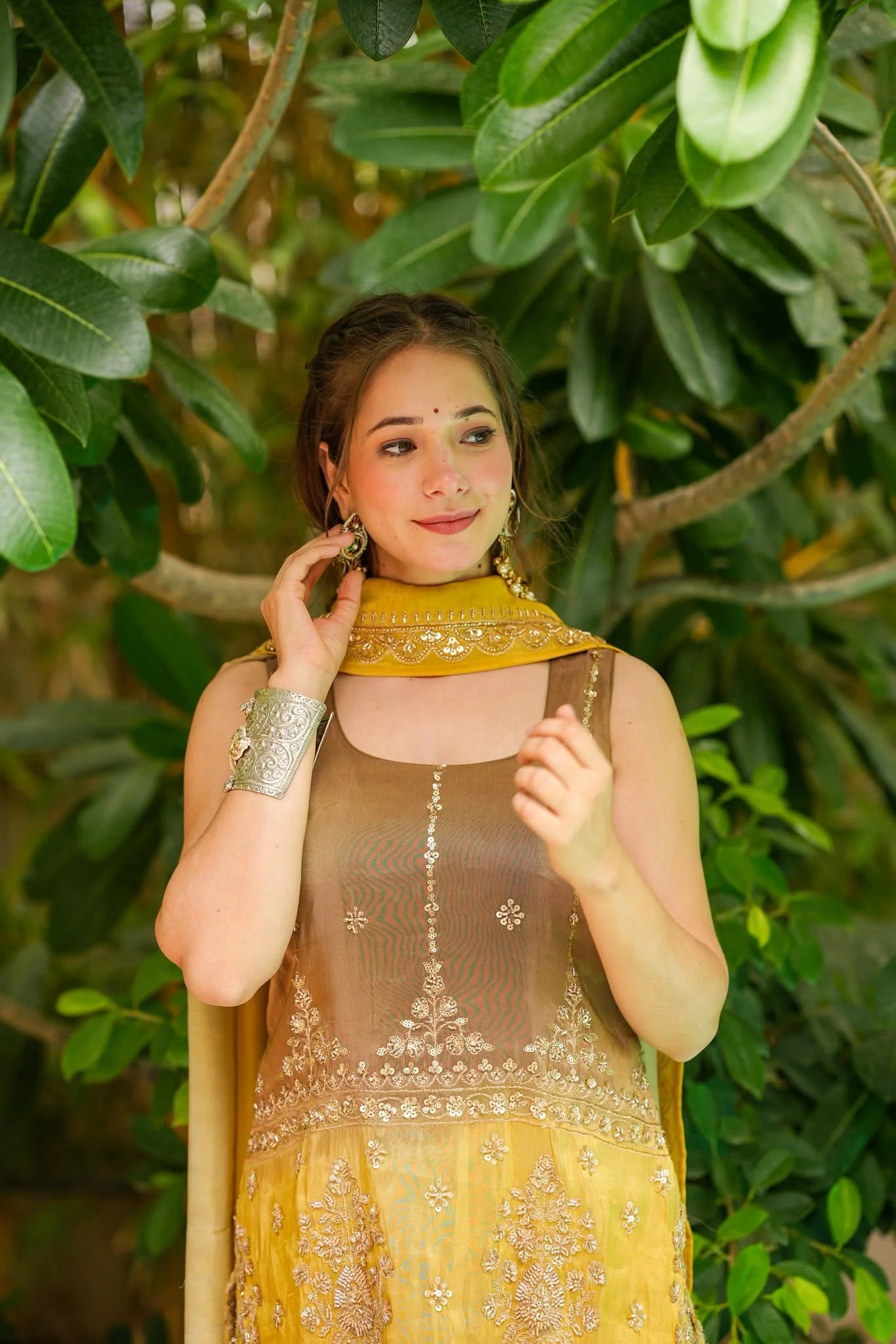 Tishya Cosmos Sharara Set - Image 4