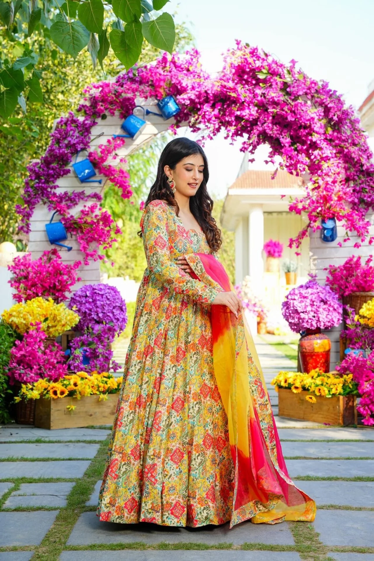 Vasudha muslin maxi set - Image 2