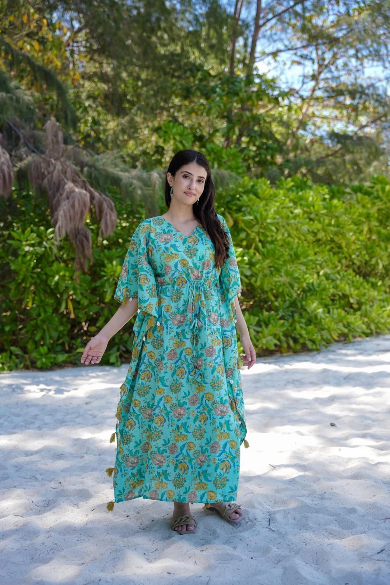 Verdant Petal kaftan - Image 3
