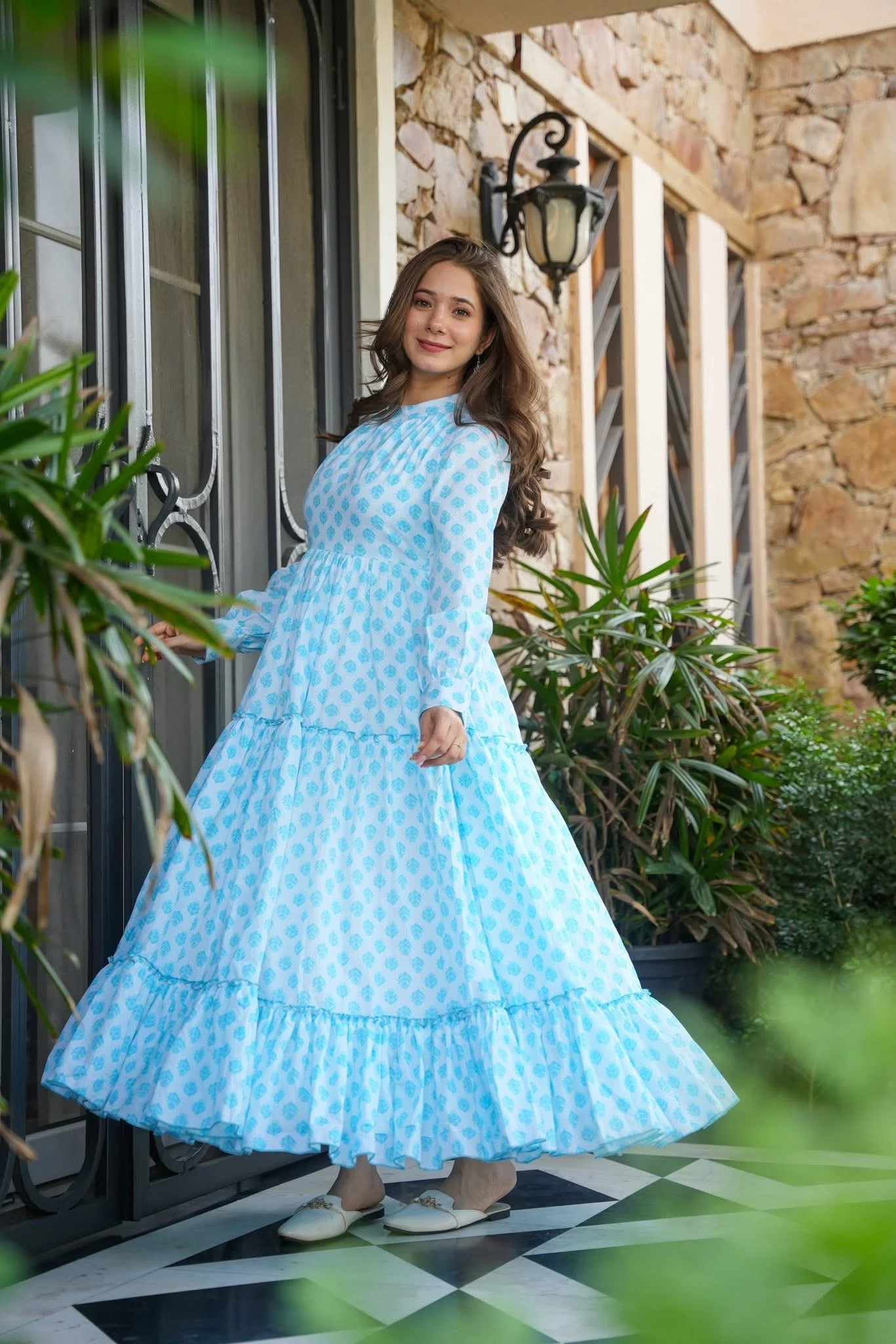 Wander Bloom Cotton Maxi - Image 3