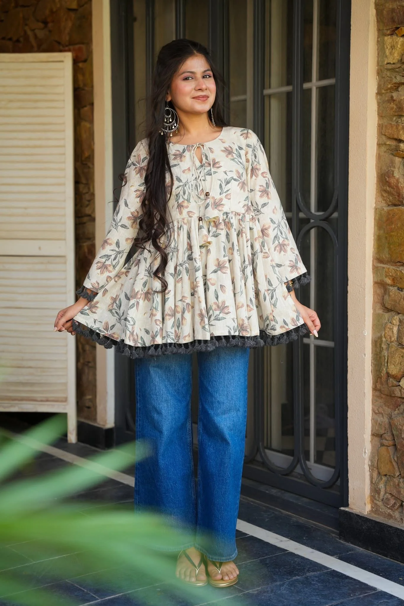 Woven Soul Cotton Top - Image 2