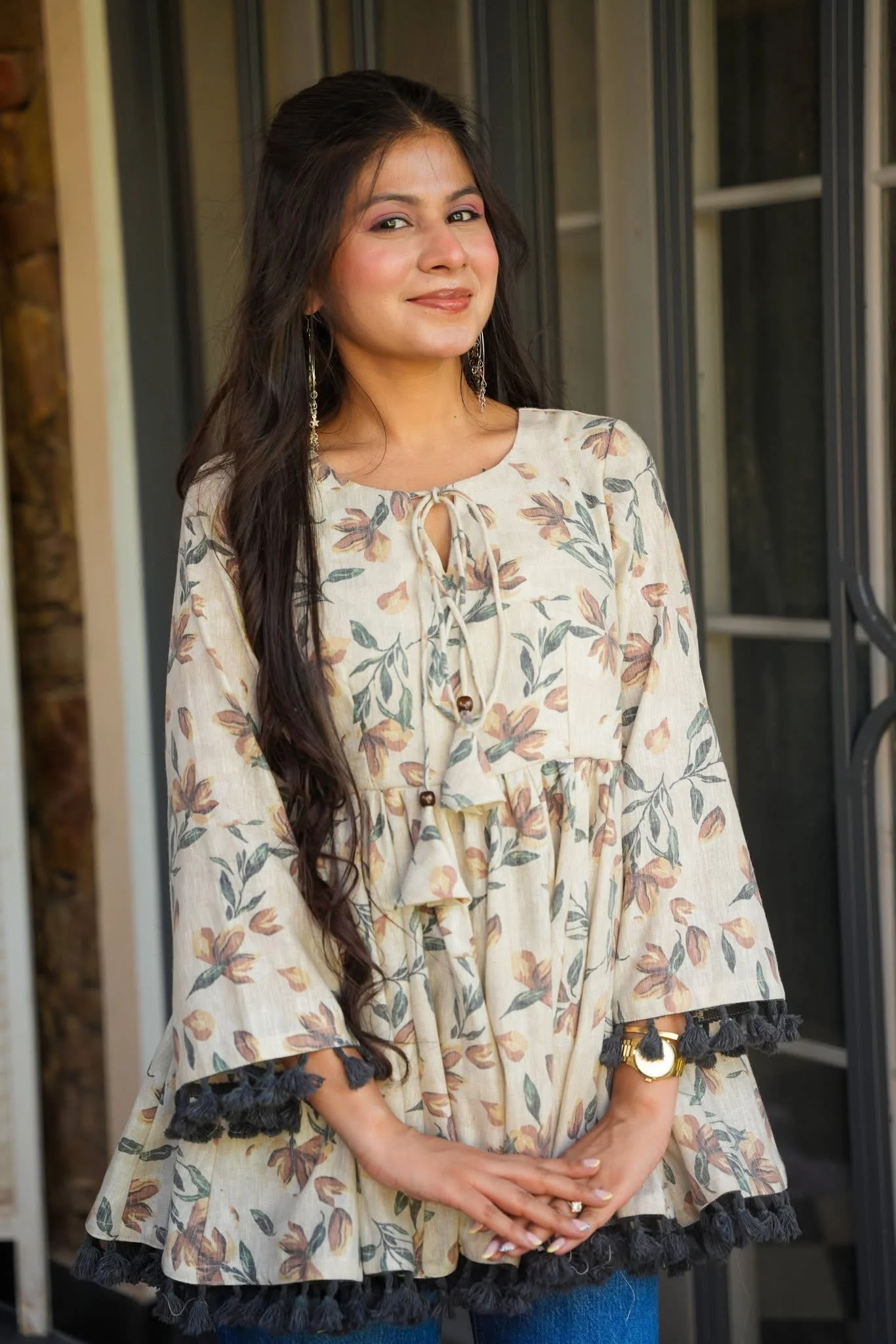 Woven Soul Cotton Top - Image 3