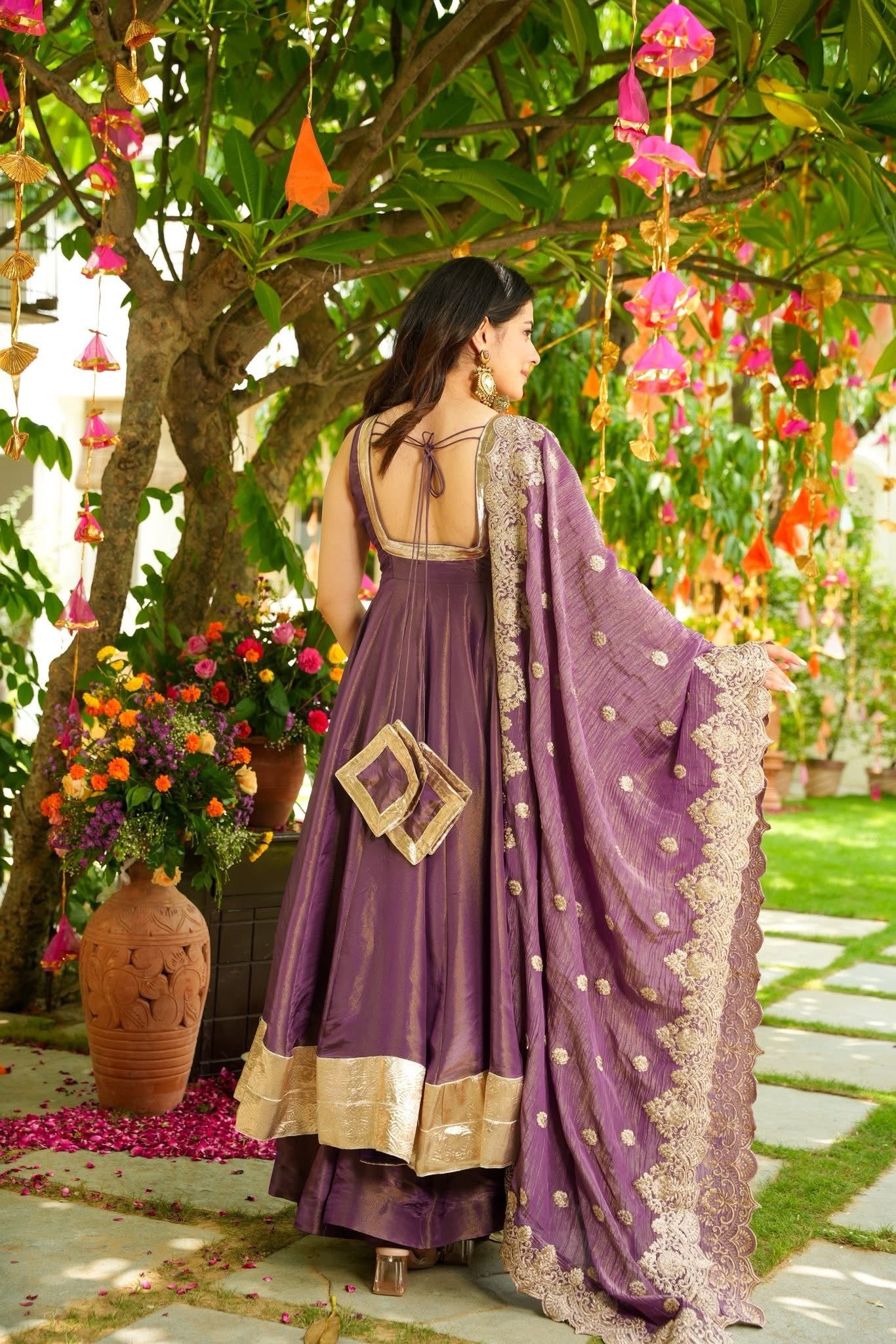 Zinnia Purple Cosmos Suit Set - Image 5